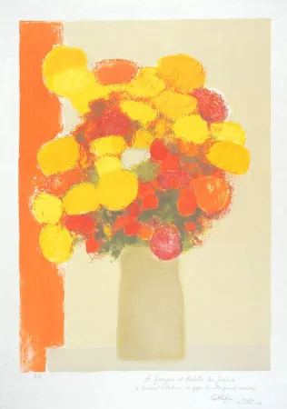 石版画 Cathelin - Automne - Autumn