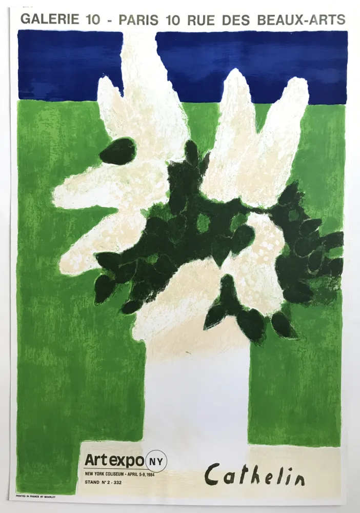 海报 Cathelin - Galerie 10 Paris / Art expo N.Y.