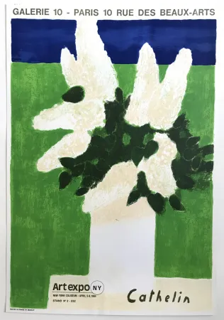 海报 Cathelin - Galerie 10 Paris / Art expo N.Y.