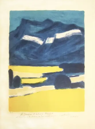 石版画 Cathelin - Hommage à la Drôme