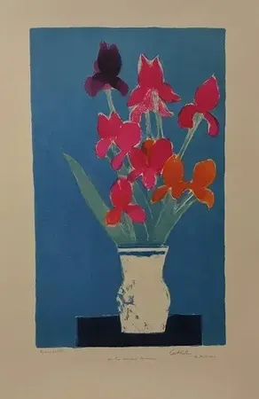 石版画 Cathelin - IRIS