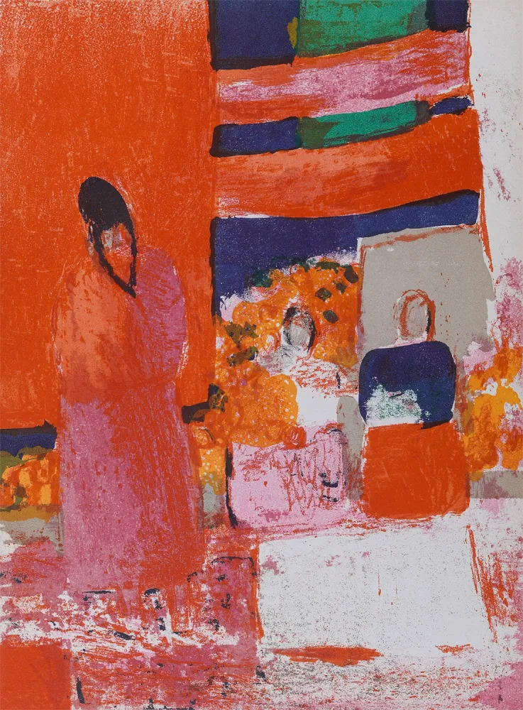 石版画 Cathelin - Mexique, 1964.