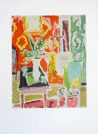 石版画 Cavailles - Intérieur 