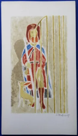 石版画 Cavailles - Le Pélerin