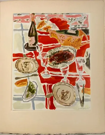 石版画 Cavailles - Nature morte