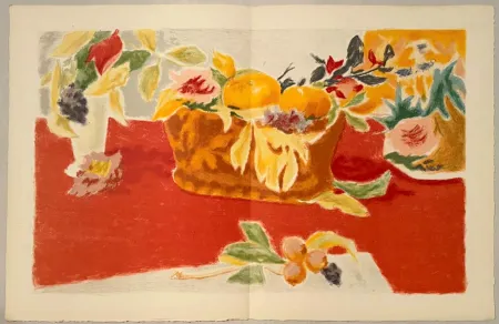 石版画 Cavailles - Nature morte