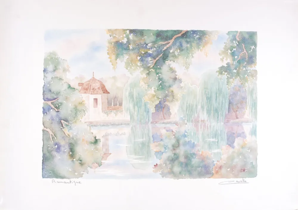 石版画 Cavalle - Romantique