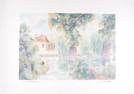 石版画 Cavalle - Romantique