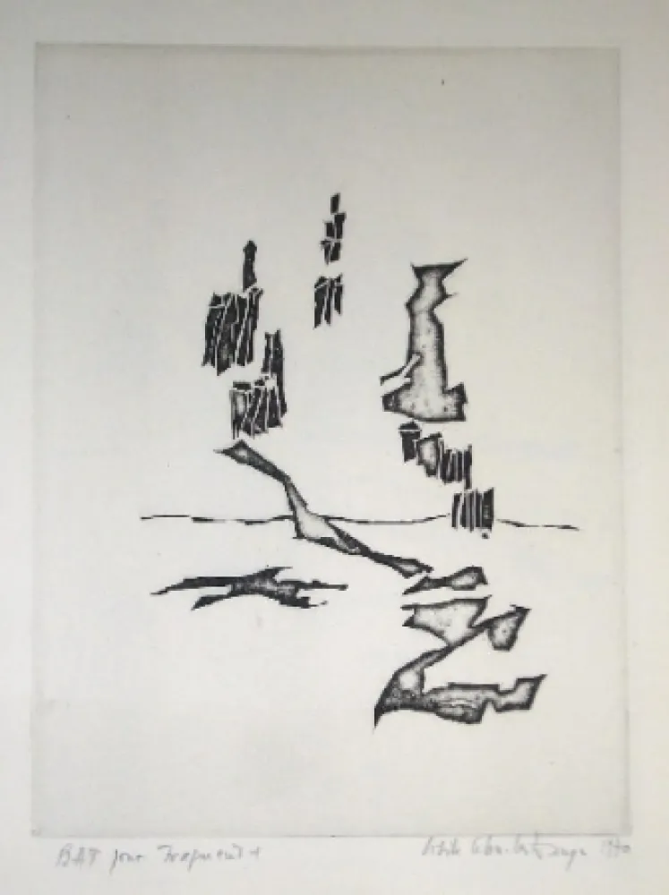 版画 Celan Lestrange - Fragment 1 -pl1