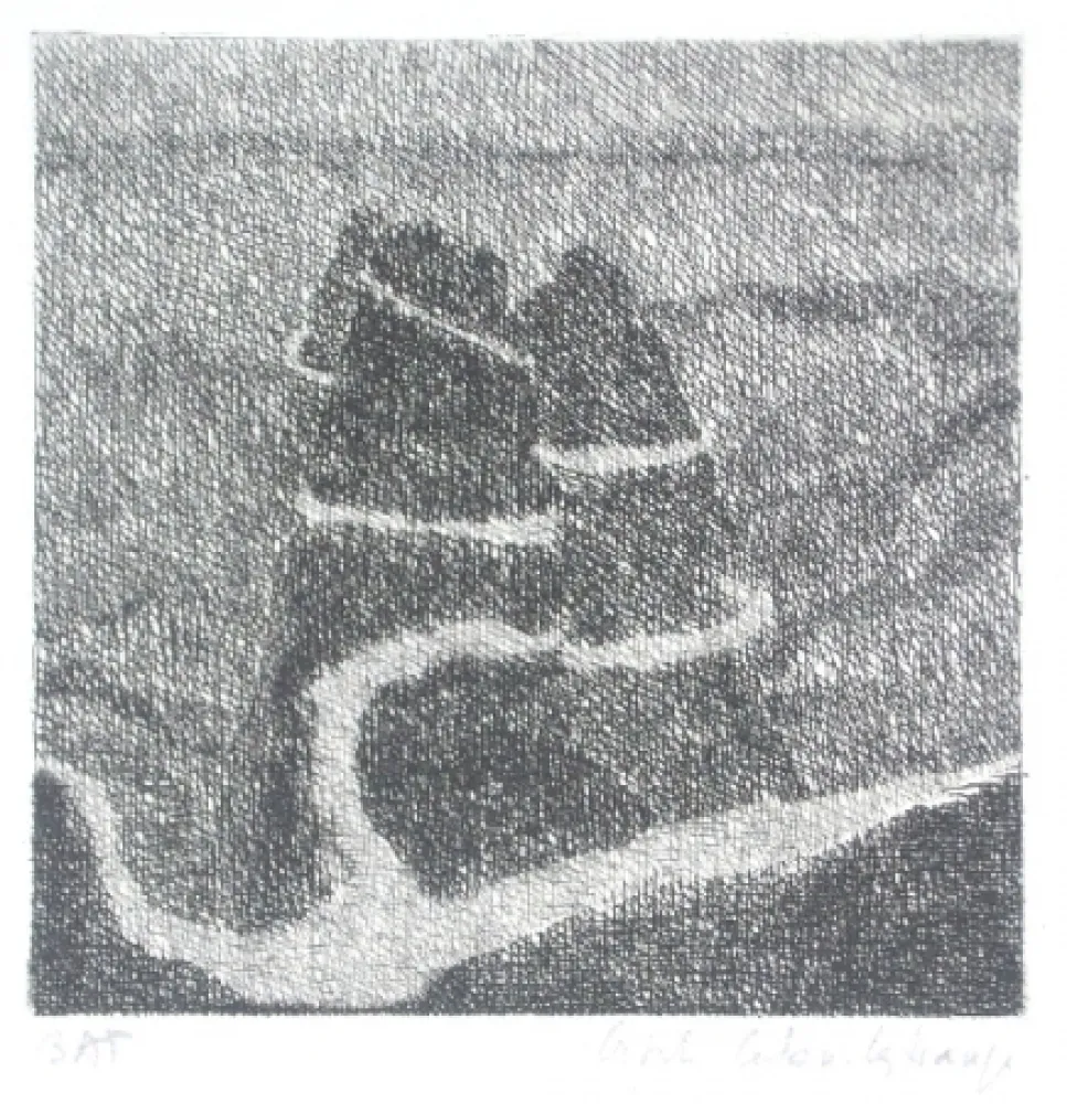 版画 Celan Lestrange - Minuscules épisodes 10 - Les trois chemins