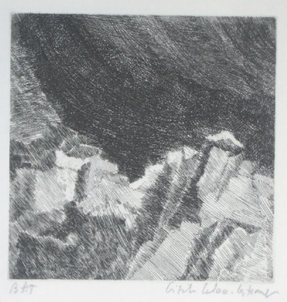 版画 Celan Lestrange - Minuscules épisodes 12 - Ici