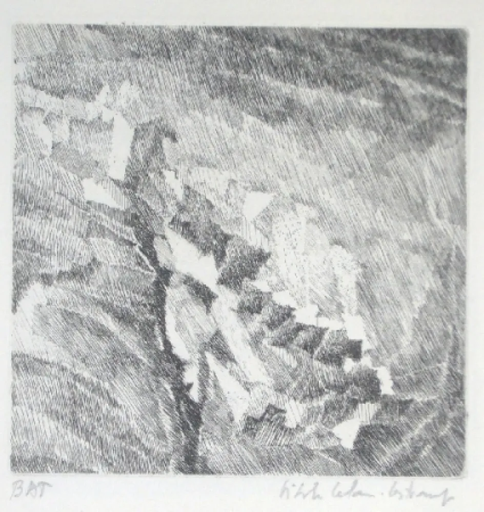 版画 Celan Lestrange - Minuscules épisodes 4 - Repli