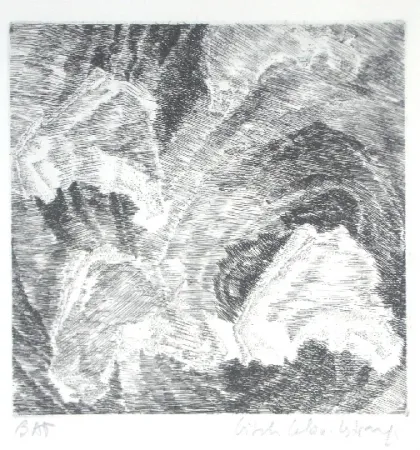 版画 Celan Lestrange - Minuscules épisodes 7 - Craie et silex