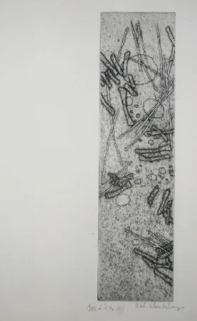 版画 Celan Lestrange - Schwarzmaut - 11