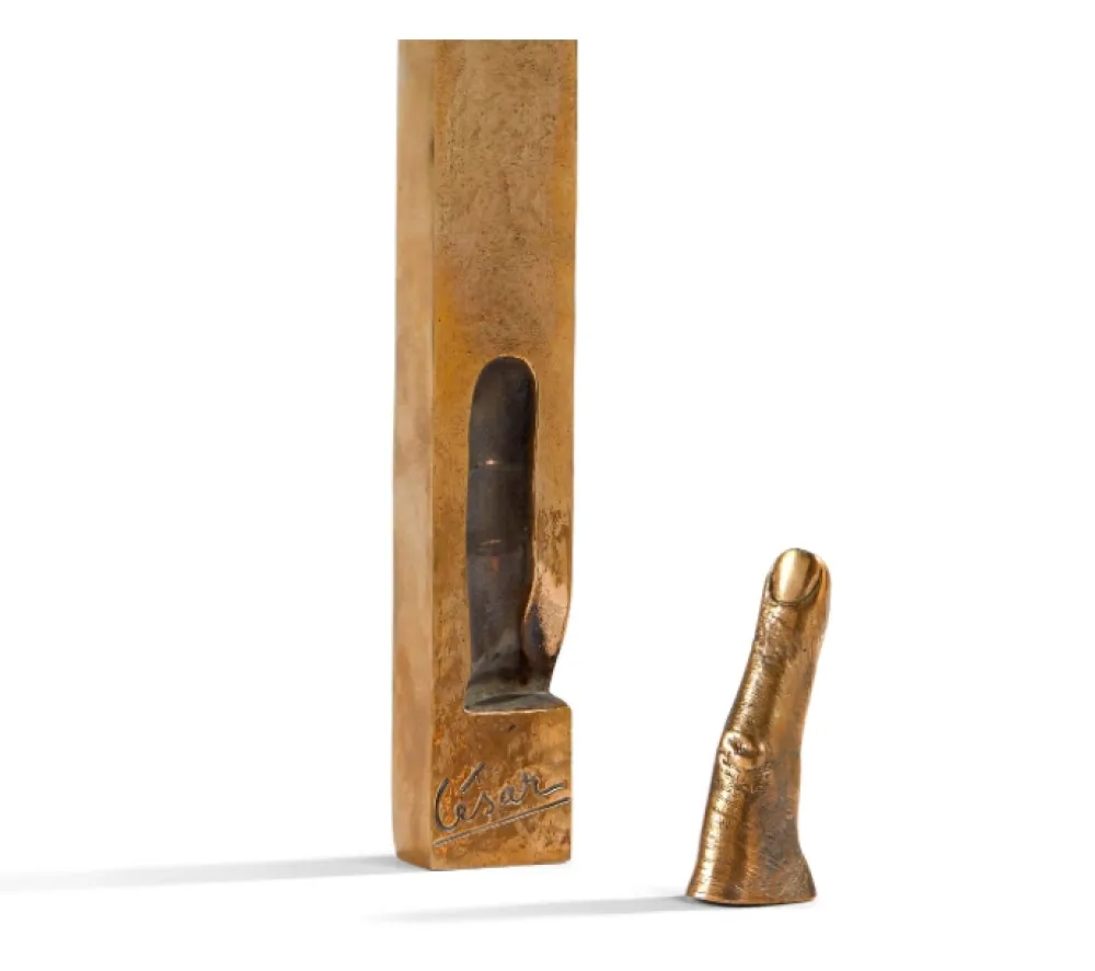 无技术 Cesar - Le Doigt, 1973. Bronze