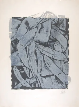 单版画 Cesar - Portrait de Compression