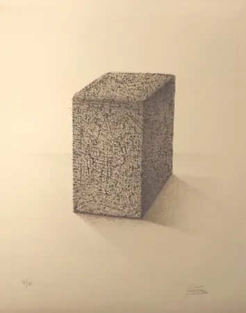 石版画 Cesar - ' Portrait de Compression '