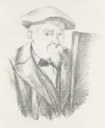 石版画 Cezanne - Portrait de Cézanne par lui-même, c. 1898