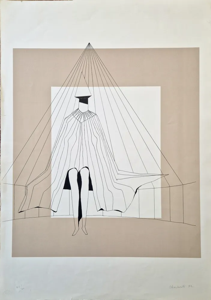 石版画 Chadwick - Seated figure