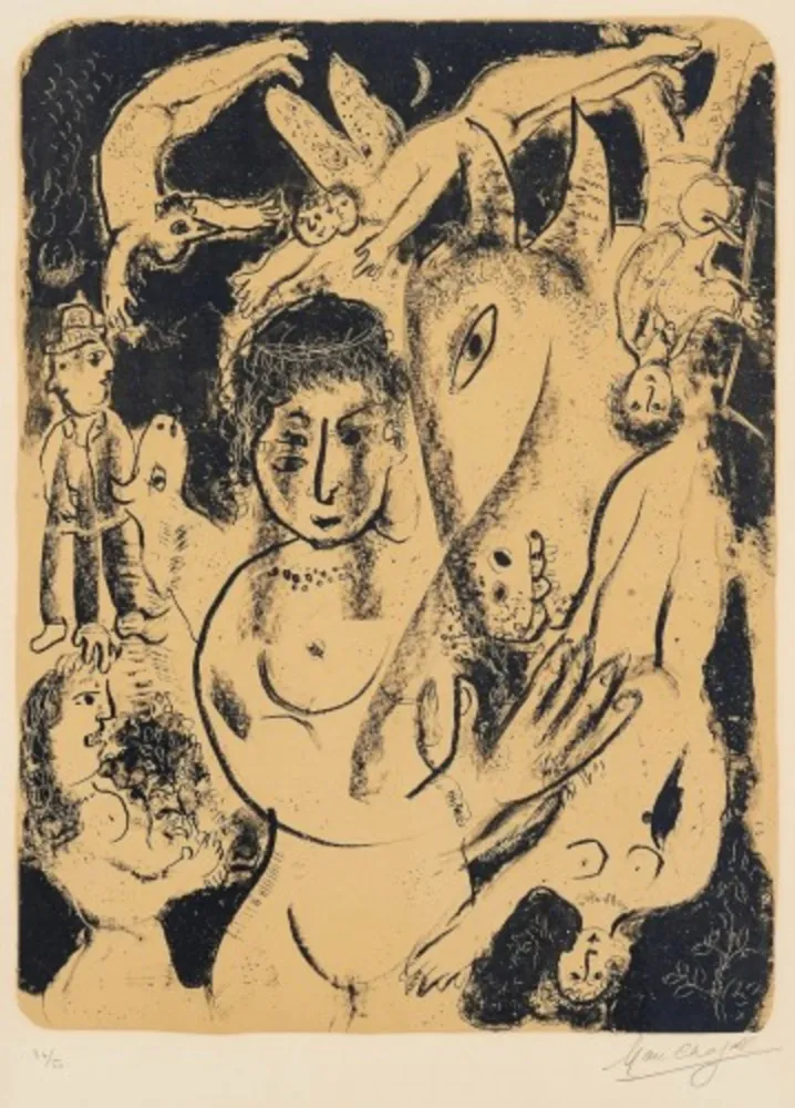 石版画 Chagall - A Midsummer Night''s dream