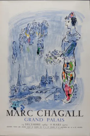 石版画 Chagall (After) - Grand Palais, 1969