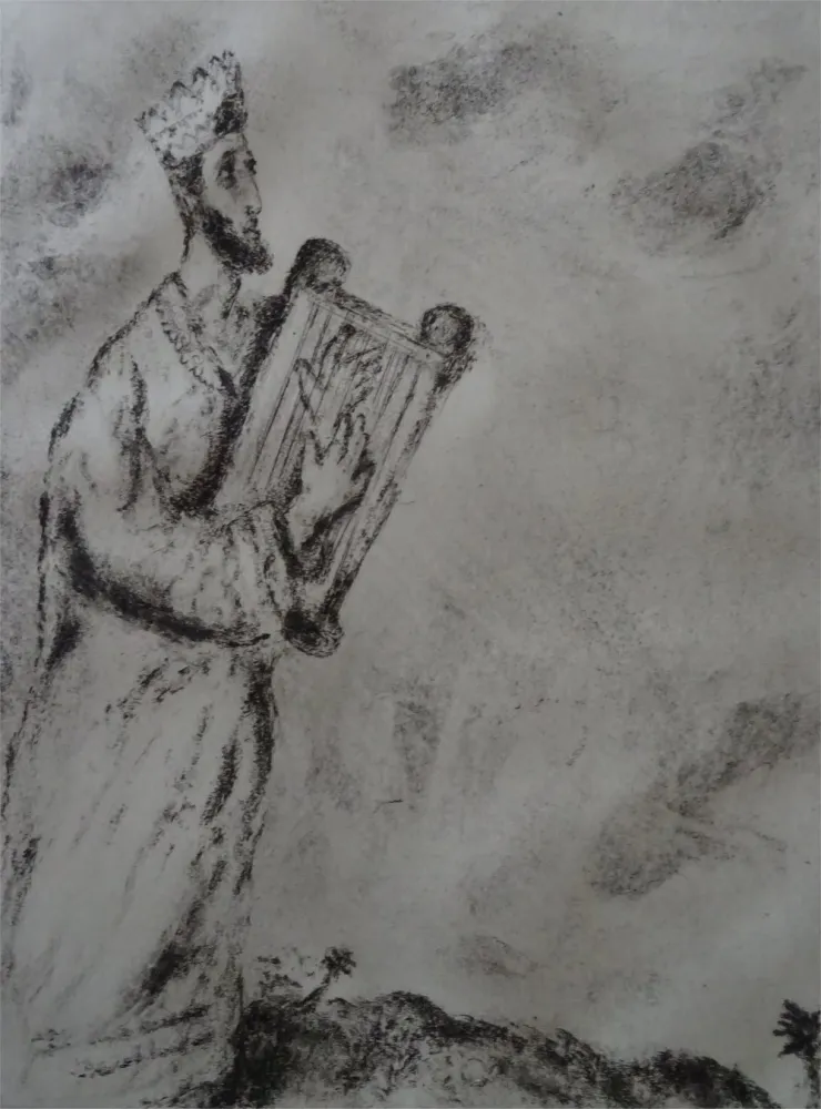 蚀刻版画 Chagall - Cantique de l'Arc