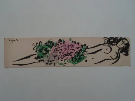 石版画 Chagall - Carte