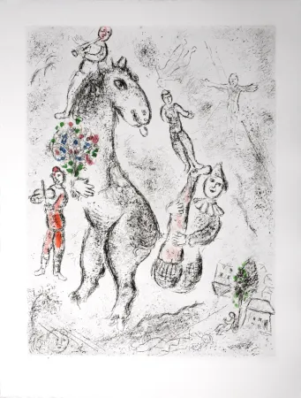 蚀刻飞尘法 Chagall - Celui qui dit les choses sans rien dire, 1976 - IV