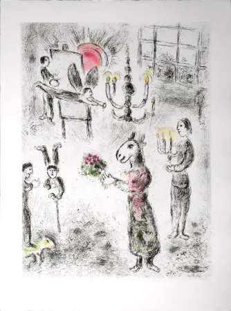蚀刻飞尘法 Chagall - Celui qui dit les choses sans rien dire, 1976 - PLATE 1