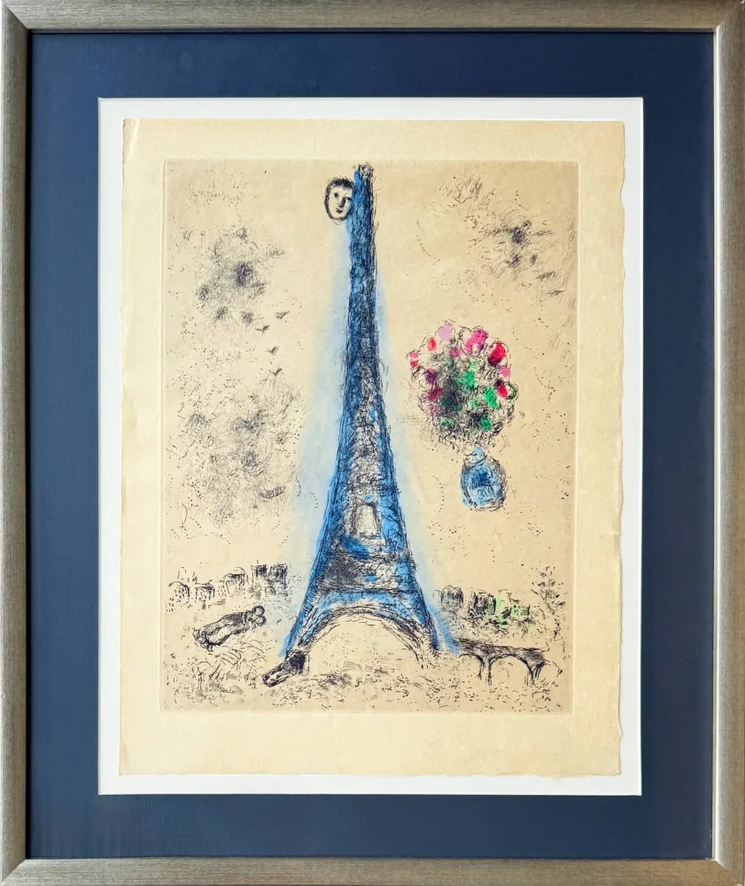 蚀刻飞尘法 Chagall - Celui qui dit les choses sans rien dire, Planche I