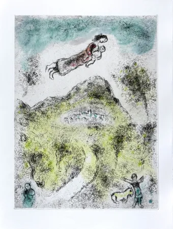 蚀刻飞尘法 Chagall - Celui qui dit les choses sans rien dire, Planche XIX