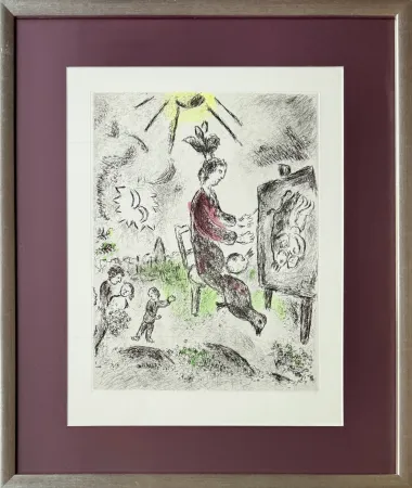 蚀刻飞尘法 Chagall - Celui qui dit les choses sans rien dire, Planche XVI