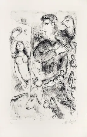 石版画 Chagall - Création 