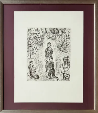 版画 Chagall - De Mauvais Sujets - Planche II