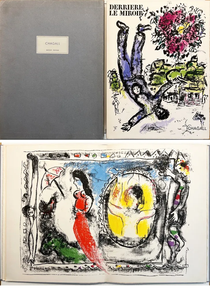 插图书 Chagall - DERRIÈRE LE MIROIR N° 147 (1964). TIRAGE DE LUXE SUR ARCHES.