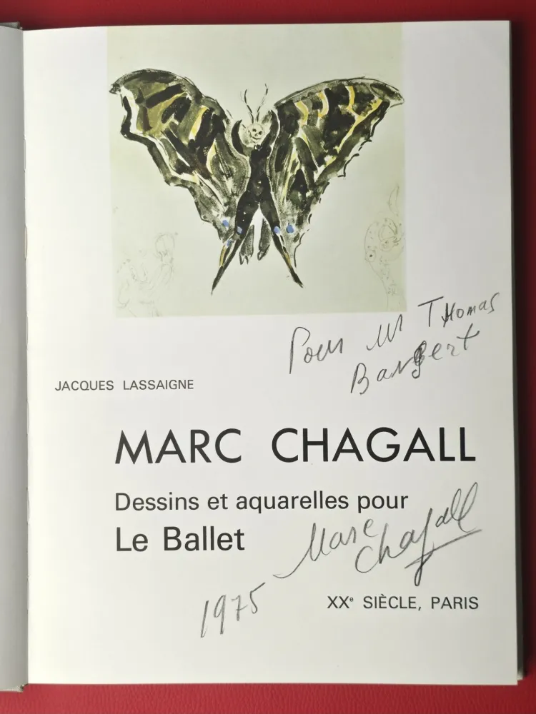 插图书 Chagall - Dessins et aquarelles pour “Le Ballet”