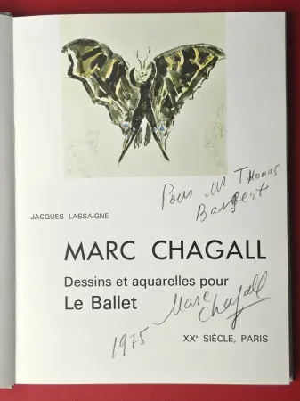 插图书 Chagall - Dessins et aquarelles pour “Le Ballet”