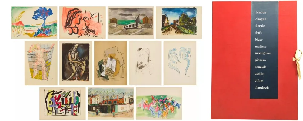 镂版印刷 Chagall - Douze Contemporains 1959 12 artists