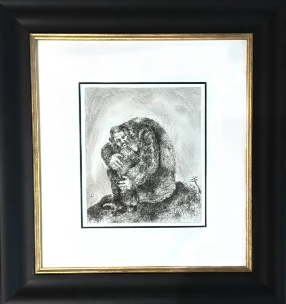 蚀刻版画 Chagall - Elijah on Mount Carmel