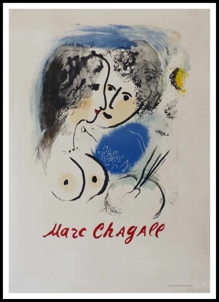 石版画 Chagall - GALERIE DES PONCHETTES NICE - AVANT LA LETTRE