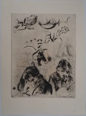 版画 Chagall - Gogol et Chagall