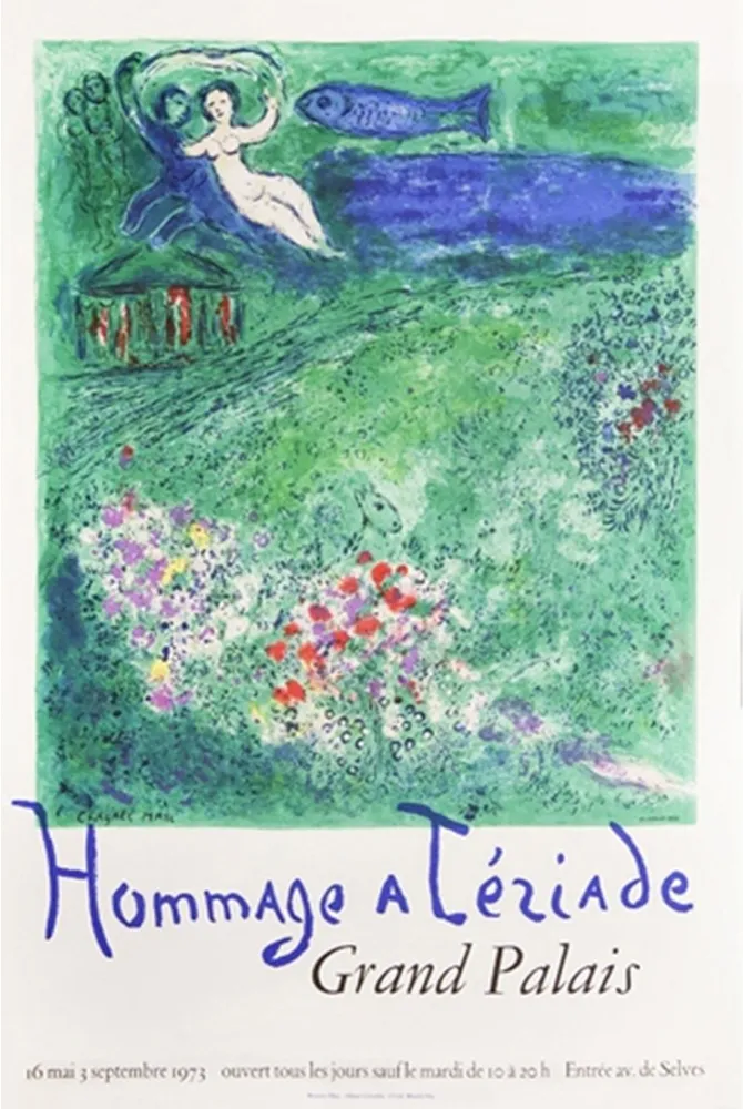 石版画 Chagall - Hommage à Tériade