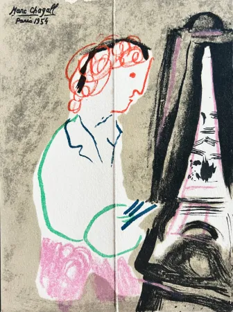 无技术 Chagall - Invitation for an Exhibition