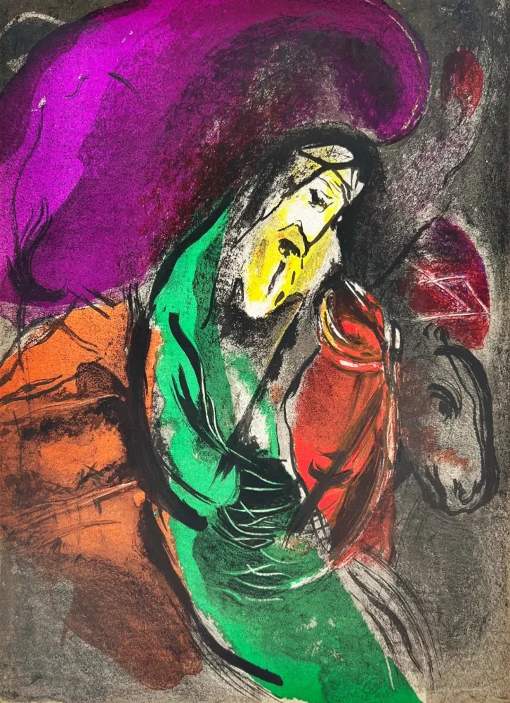 石版画 Chagall - Jeremiah