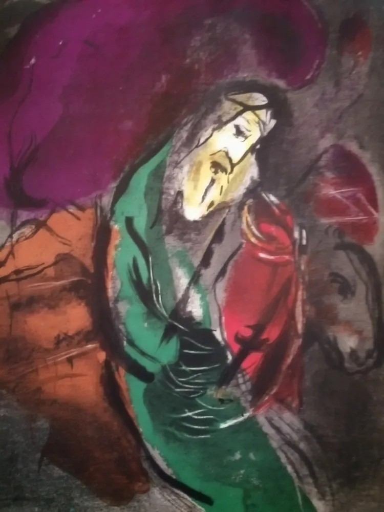 石版画 Chagall - Jérémie