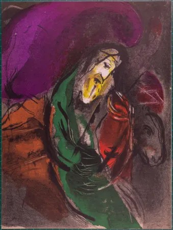石版画 Chagall - La Bible : Jérémie, 1956