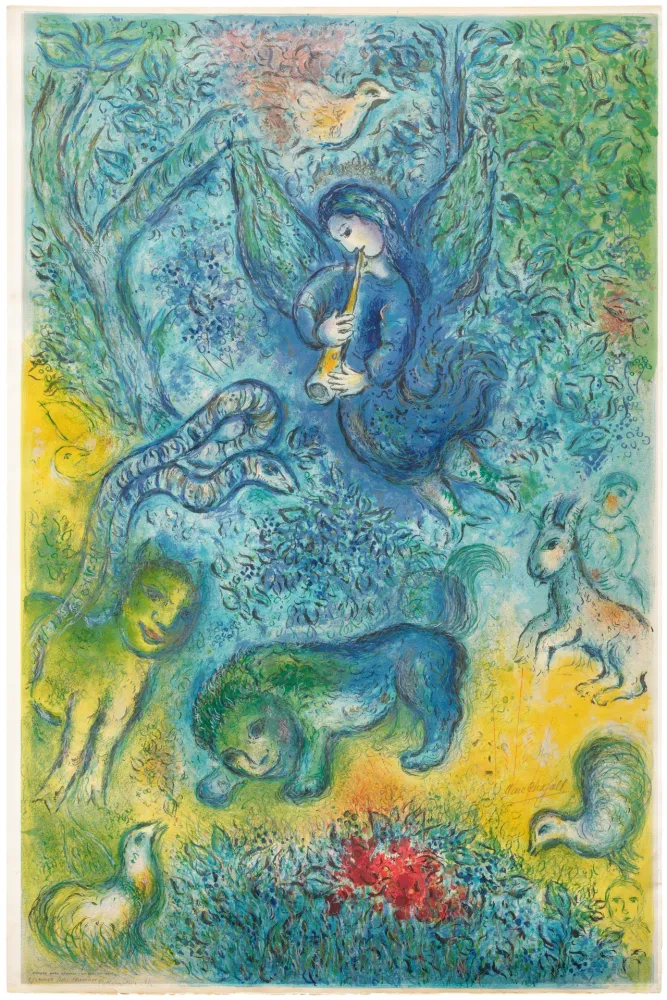 石版画 Chagall - La Flûte Enchantée (The Magic Flute)