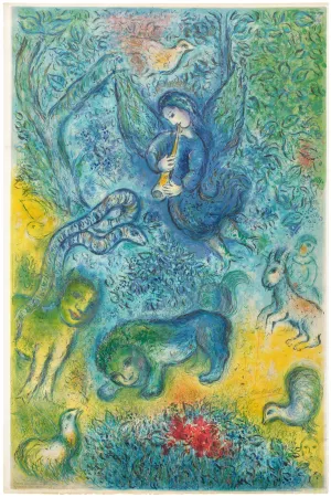 石版画 Chagall - La Flûte Enchantée (The Magic Flute)