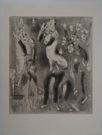 版画 Chagall - La grande stupeur (Les fonctionnaires amaigris)