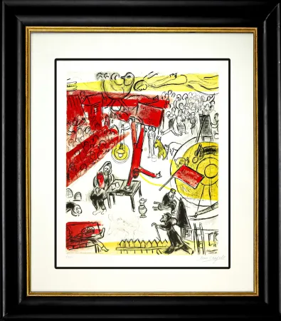 石版画 Chagall - La Révolution